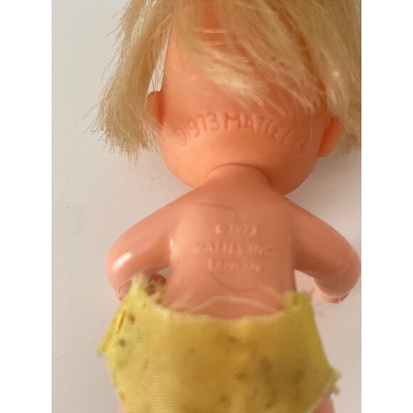 Mattel SUNSHINE FAMILY BABY Doll Yellow Diaper 3IN Vintage 1973 - Picture 6 of 6